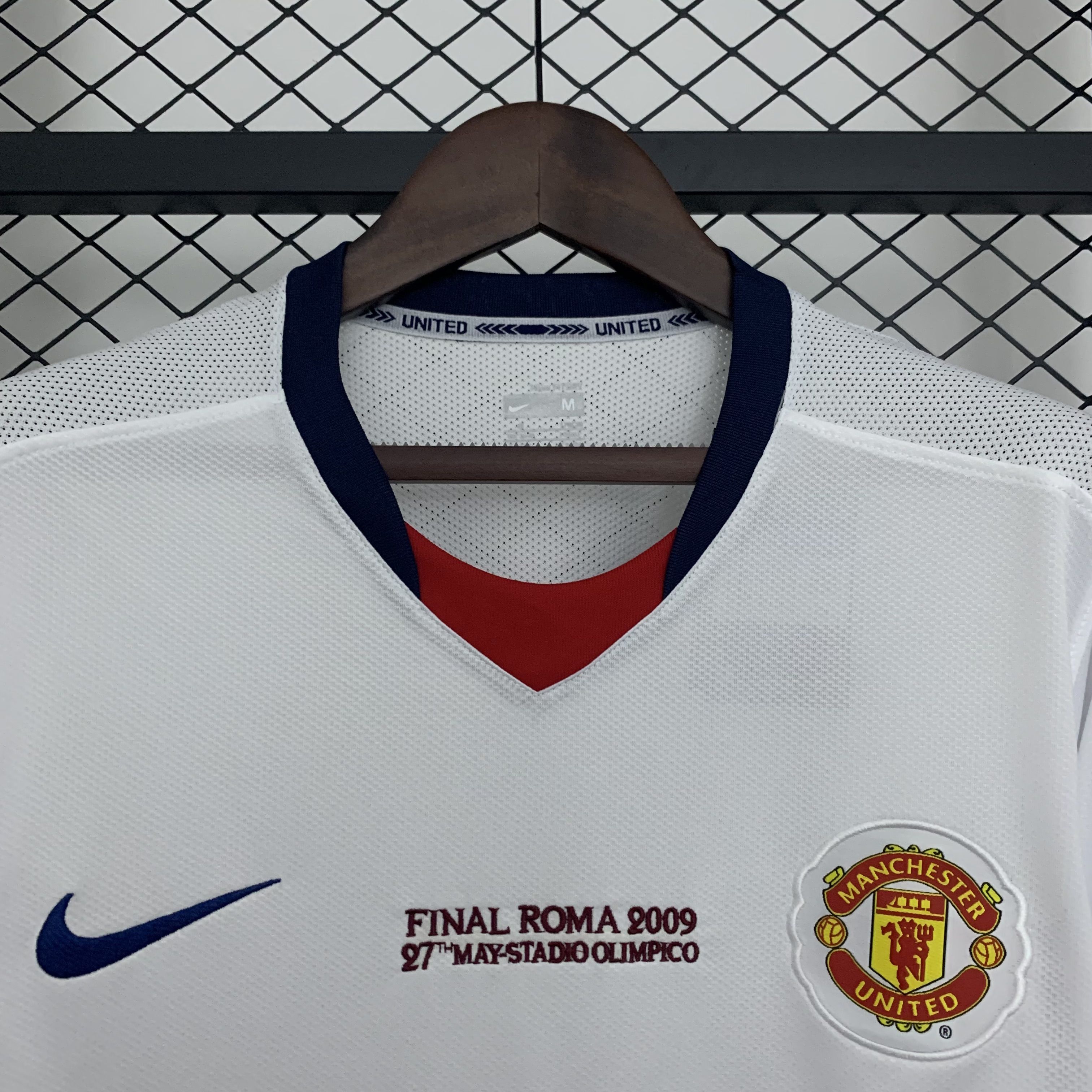 Miniatura de Manchester United 08/09 Visitante Manga Larga RETRO