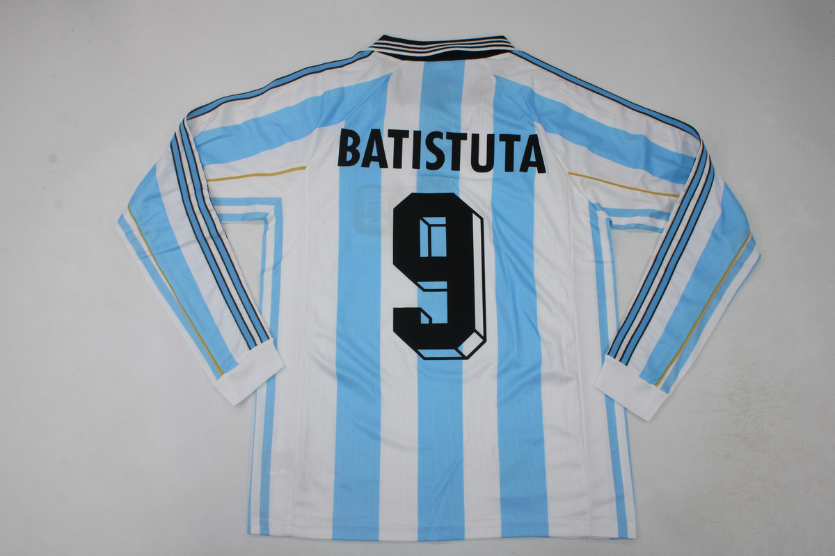 Miniatura de Argentina 1998 Local Manga Larga RETRO