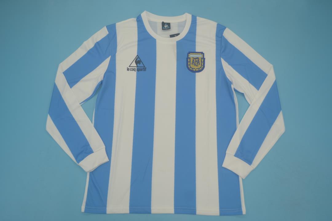 Argentina 1986 Local Manga Larga RETRO