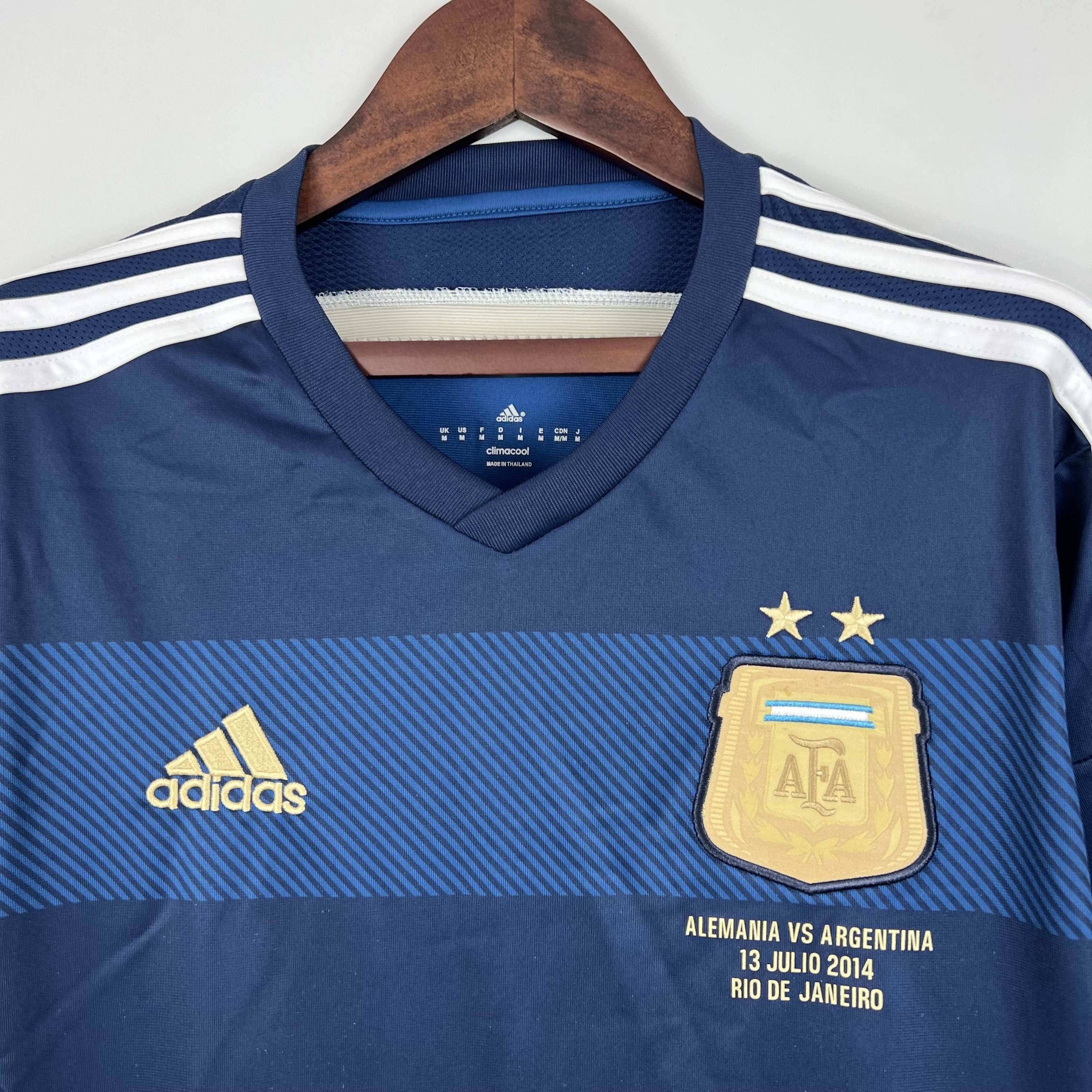 Miniatura de Argentina 2014 Visitante Manga Larga RETRO